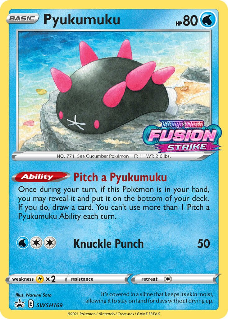 Pyukumuku 169/285 — Sword & Shield Promos (English Pokémon TCG card)