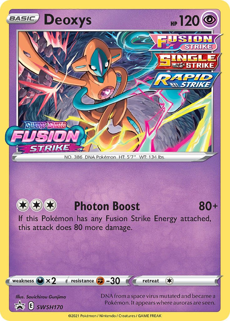Deoxys 170/285 — Sword & Shield Promos (English Pokémon TCG card)