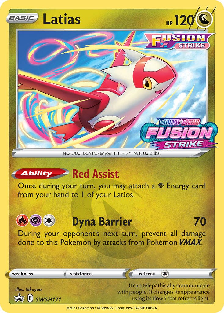 Latias 171/285 — Sword & Shield Promos (English Pokémon TCG card)