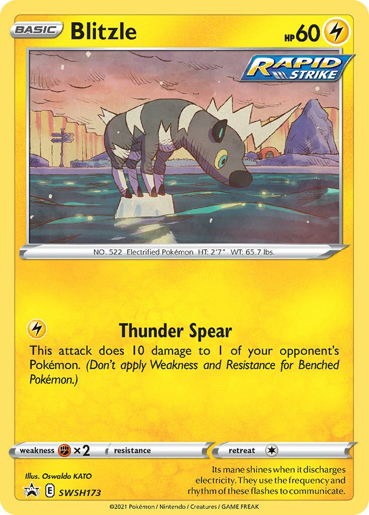 Blitzle 173/285 — Sword & Shield Promos (English Pokémon TCG card)