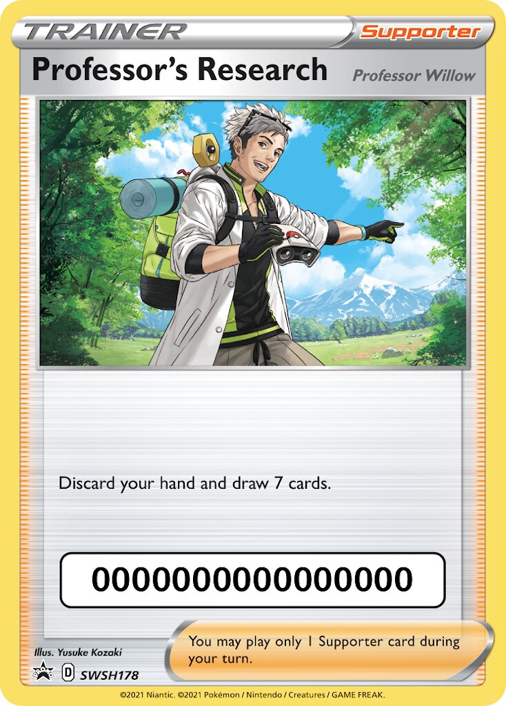 Professor's Research 178/285 — Sword & Shield Promos (English Pokémon TCG card)