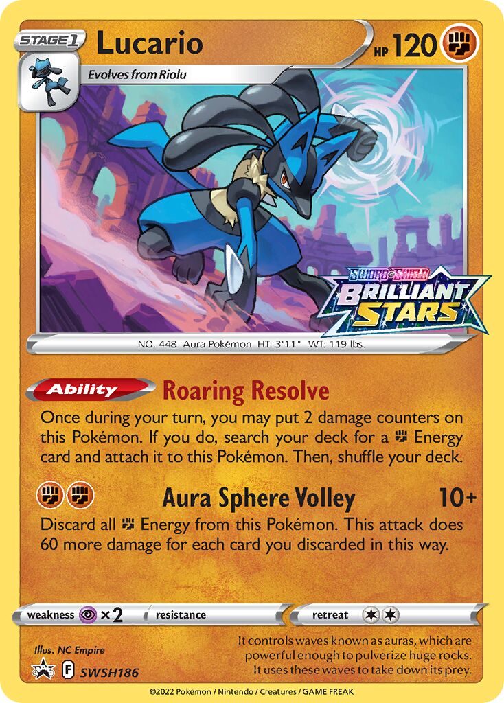 Lucario 186/285 — Sword & Shield Promos (English Pokémon TCG card)