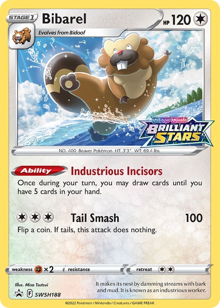 Bibarel 188/285 — Sword & Shield Promos (English Pokémon TCG card)