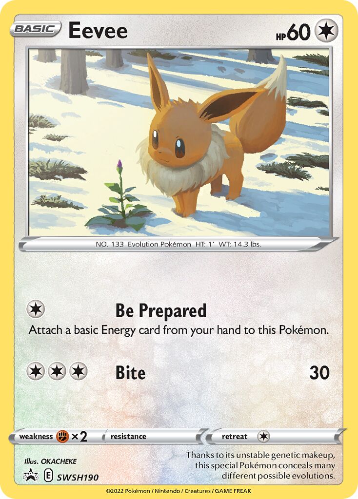 Eevee 190/285 — Sword & Shield Promos (English Pokémon TCG card)