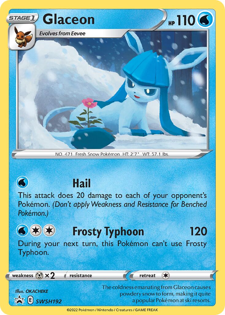 Glaceon 192/285 — Sword & Shield Promos (English Pokémon TCG card)
