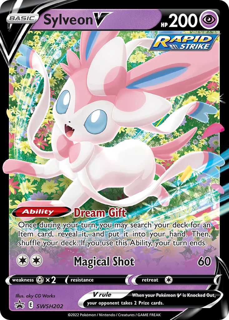 Sylveon V 202/285 — Sword & Shield Promos (English Pokémon TCG card)