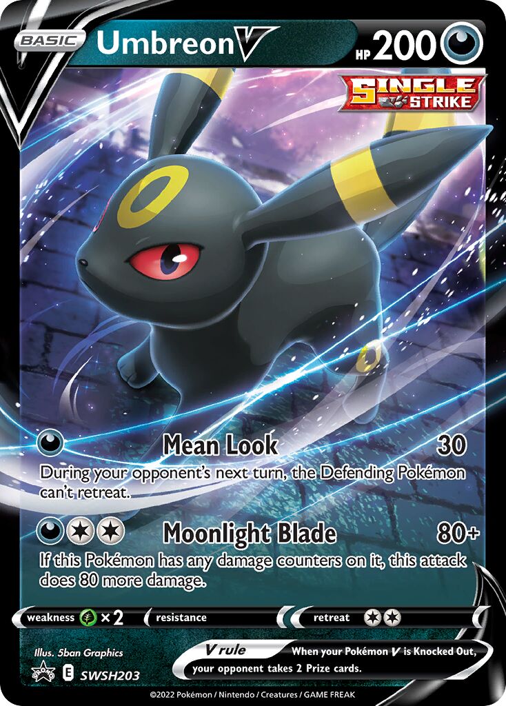 Umbreon V 203/285 — Sword & Shield Promos (English Pokémon TCG card)