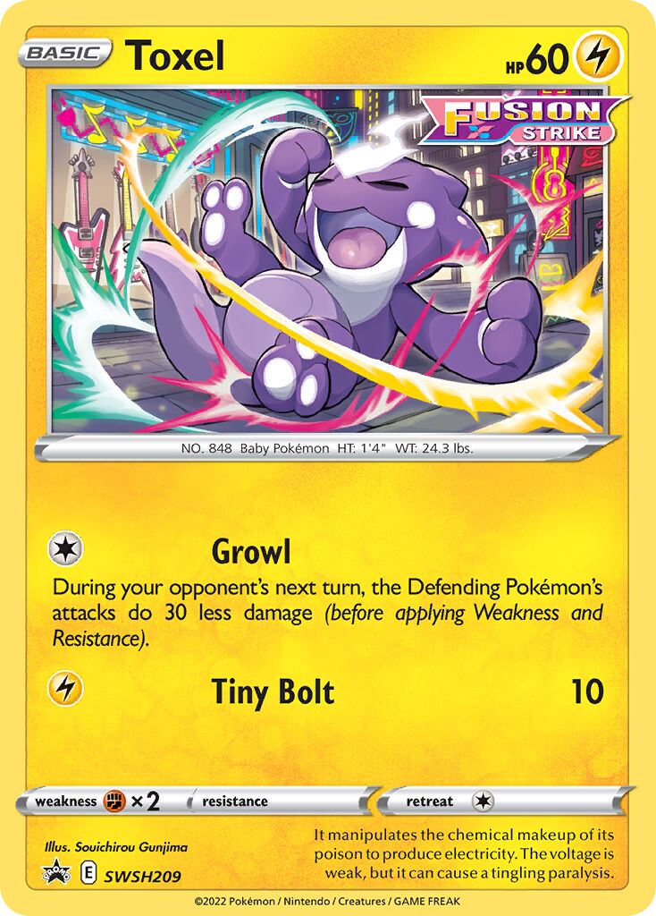 Toxel 209/285 — Sword & Shield Promos (English Pokémon TCG card)