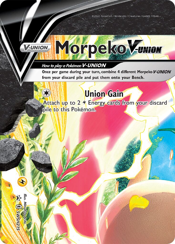 Morpeko V-UNION 215/285 — Sword & Shield Promos (English Pokémon TCG card)