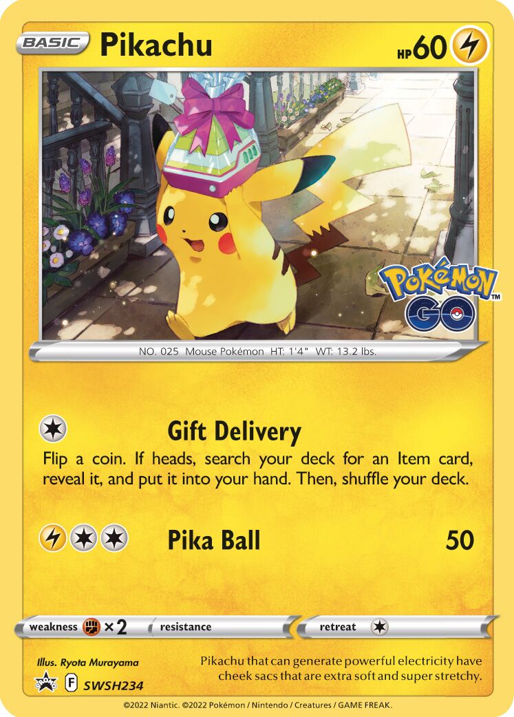 Pikachu 234/285 — Sword & Shield Promos (English Pokémon TCG card)