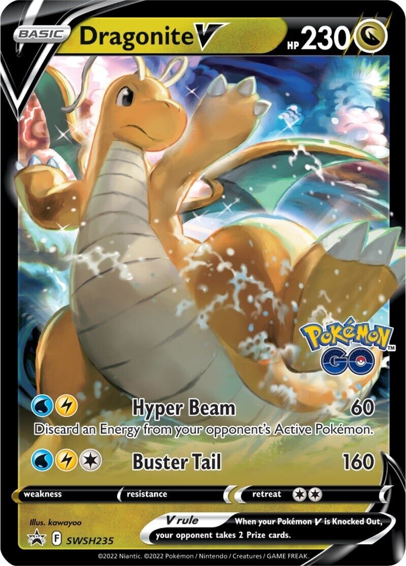 Dragonite V 235/285 — Sword & Shield Promos (English Pokémon TCG card)