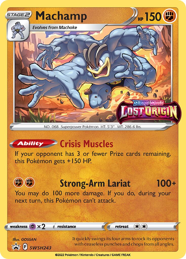 Machamp 243/285 — Sword & Shield Promos (English Pokémon TCG card)