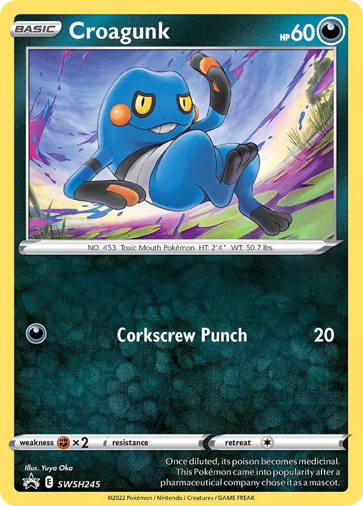 Croagunk 245/285 — Sword & Shield Promos (English Pokémon TCG card)