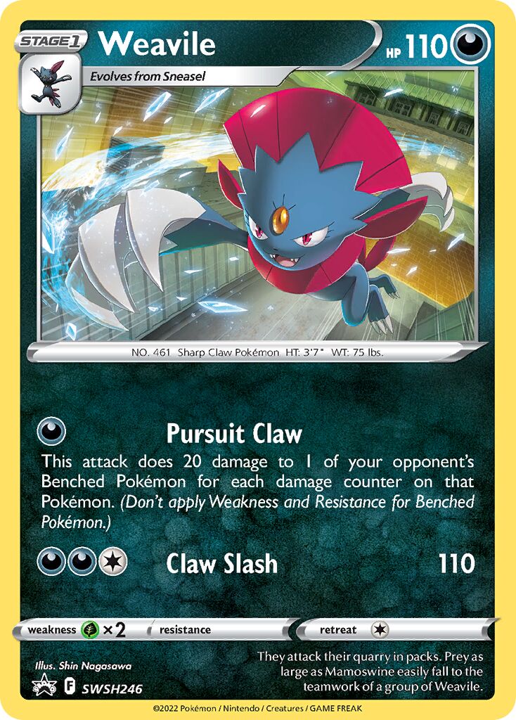 Weavile 246/285 — Sword & Shield Promos (English Pokémon TCG card)