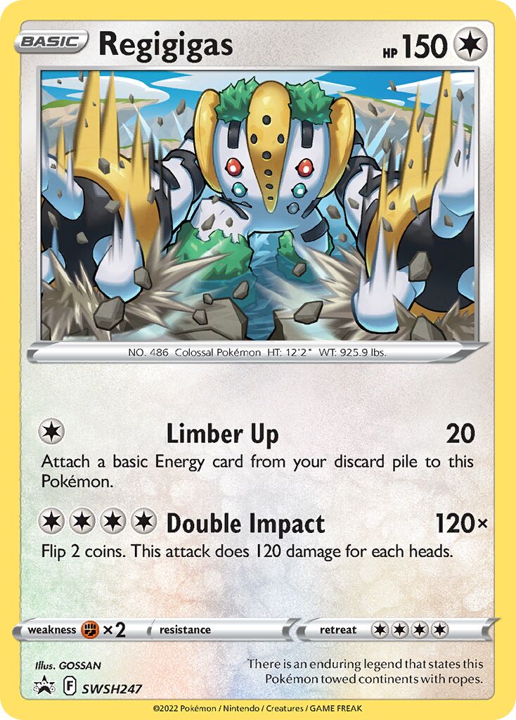 Regigigas 247/285 — Sword & Shield Promos (English Pokémon TCG card)