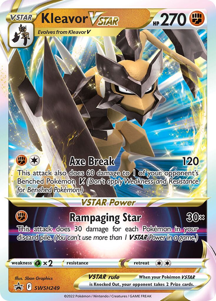 Kleavor VSTAR 249/285 — Sword & Shield Promos (English Pokémon TCG card)