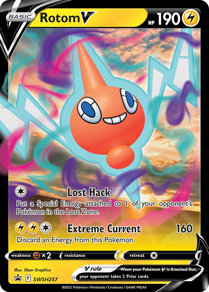 Rotom V 257/285 — Sword & Shield Promos (English Pokémon TCG card)