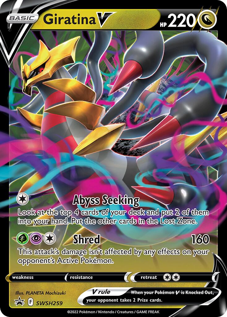 Giratina V 259/285 — Sword & Shield Promos (English Pokémon TCG card)