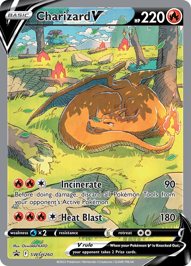 Charizard V 260/285 — Sword & Shield Promos (English Pokémon TCG card)