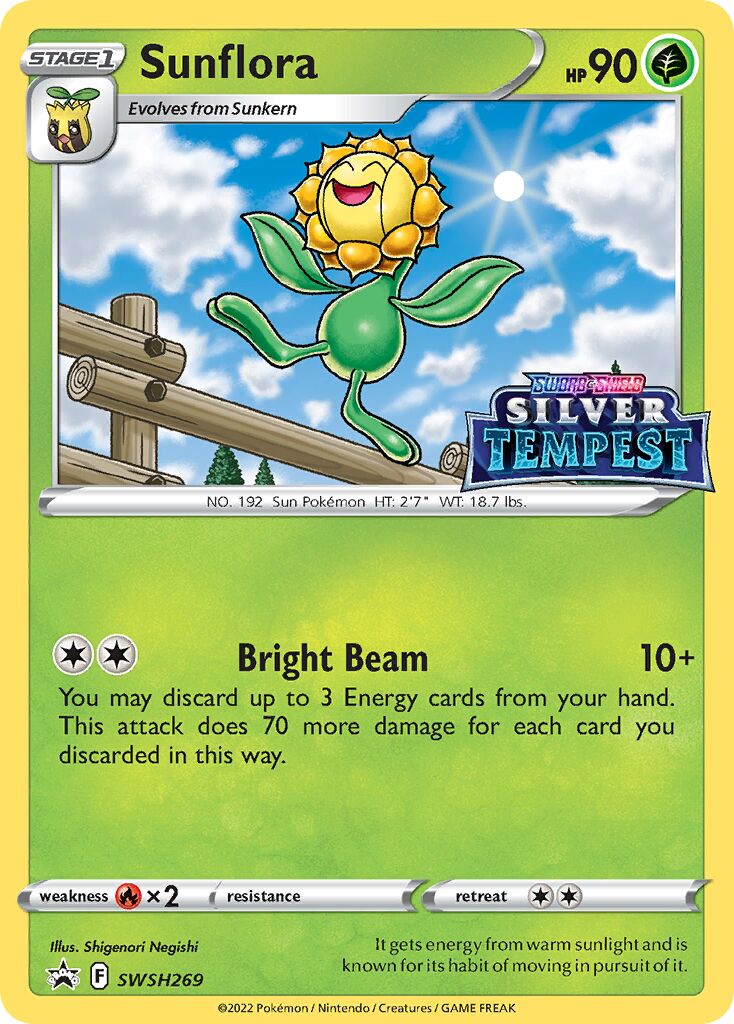 Sunflora 269/285 — Sword & Shield Promos (English Pokémon TCG card)