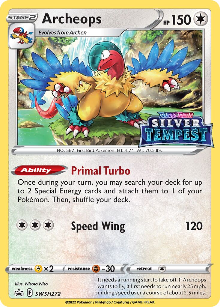 Archeops 272/285 — Sword & Shield Promos (English Pokémon TCG card)