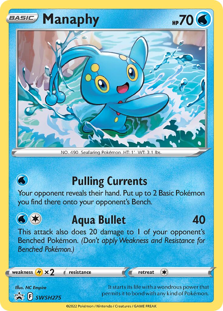Manaphy 275/285 — Sword & Shield Promos (English Pokémon TCG card)