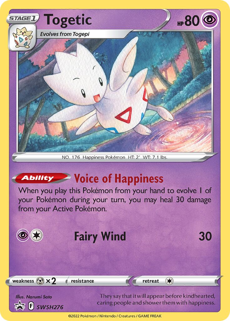 Togetic 276/285 — Sword & Shield Promos (English Pokémon TCG card)