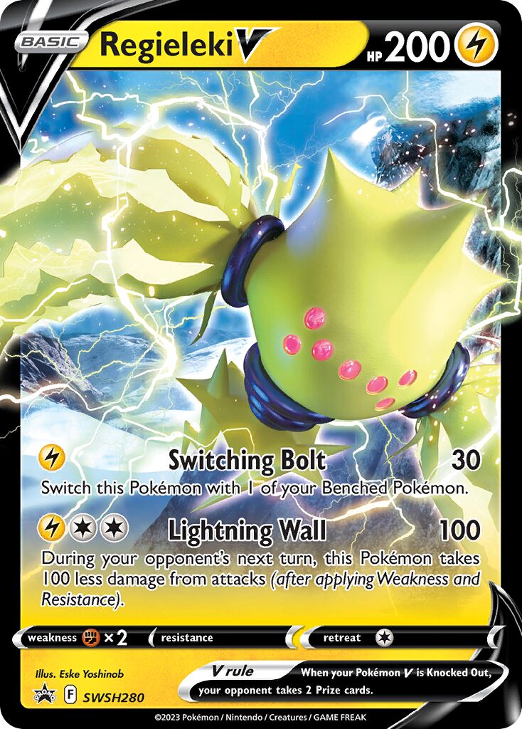 Regieleki V 280/285 — Sword & Shield Promos (English Pokémon TCG card)