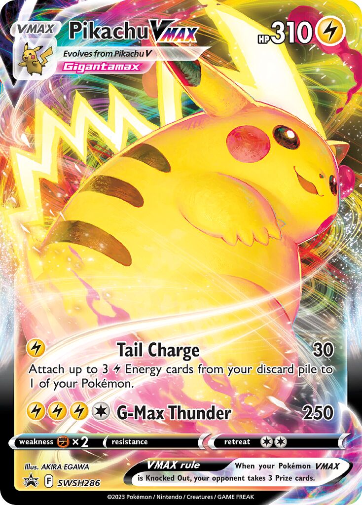 Pikachu VMAX 286/285 — Sword & Shield Promos (English Pokémon TCG card)