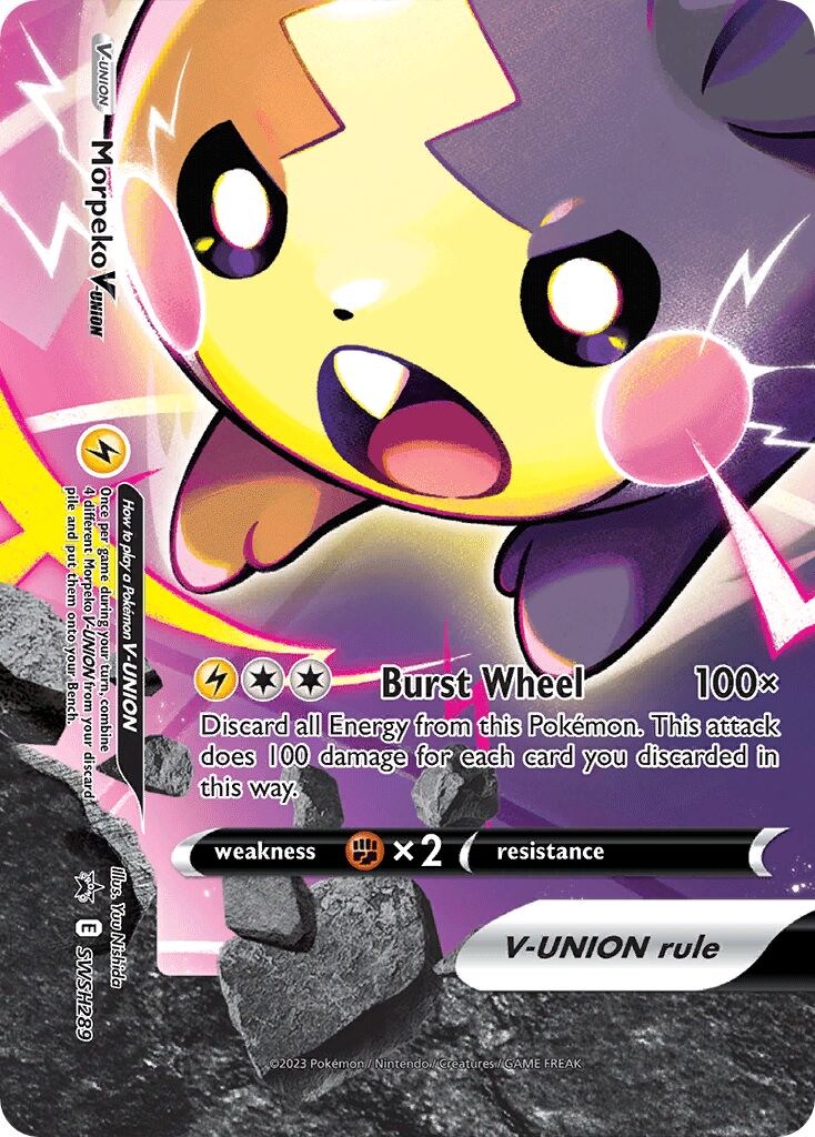 Morpeko V-UNION 289/285 — Sword & Shield Promos (English Pokémon TCG card)