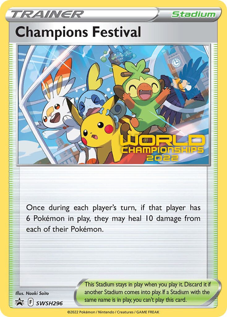 Champions Festival 296/285 — Sword & Shield Promos (English Pokémon TCG card)
