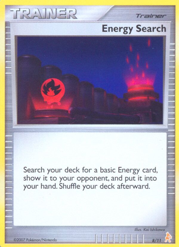 Energy Search 008/11 — DP trainer Kit (Lucario) (English Pokémon TCG card)