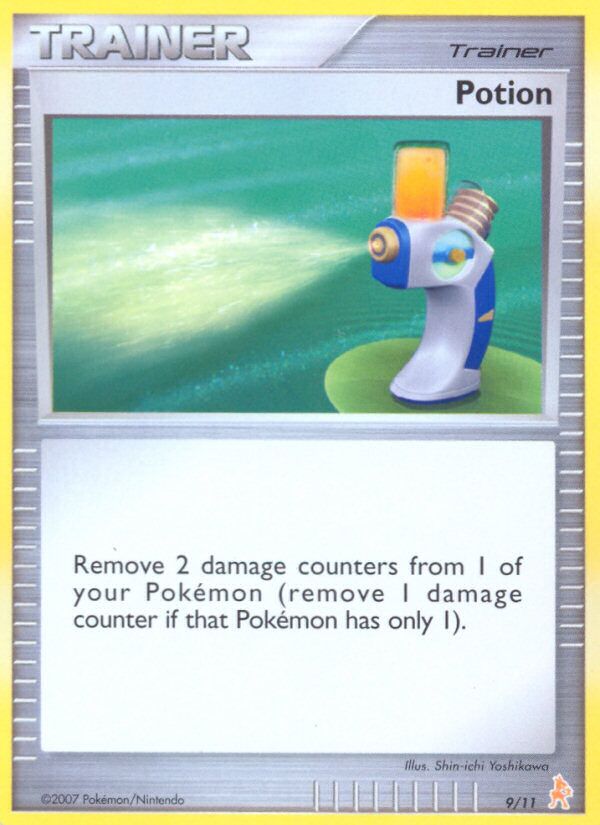 Potion 009/11 — DP trainer Kit (Lucario) (English Pokémon TCG card)