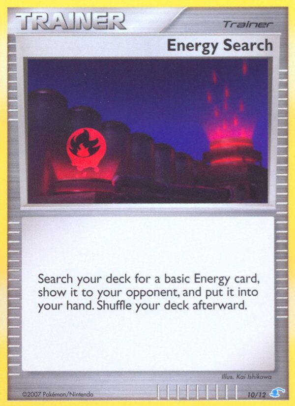 Energy Search 010/12 — DP trainer Kit (Manaphy) (English Pokémon TCG card)