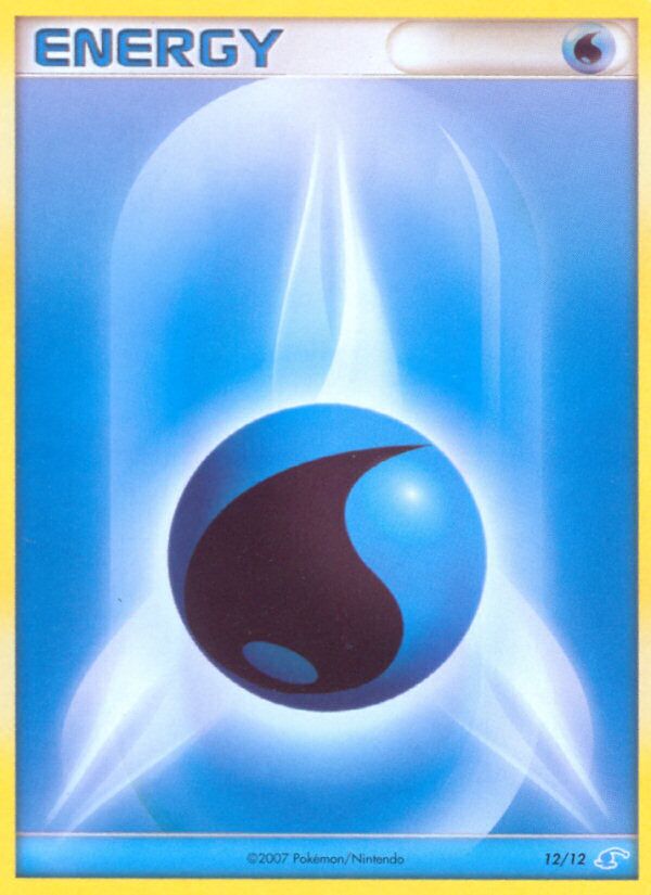 Water Energy 012/12 — DP trainer Kit (Manaphy) (English Pokémon TCG card)
