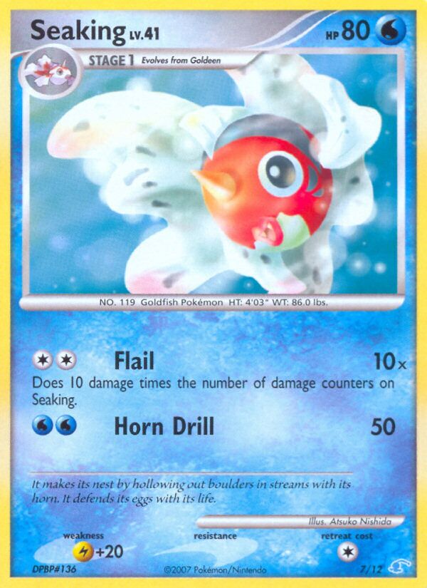 Seaking 007/12 — DP trainer Kit (Manaphy) (English Pokémon TCG card)