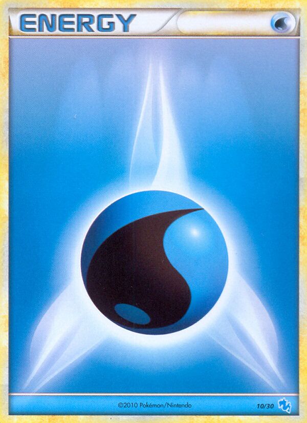 Water Energy 010/30 — HGSS trainer Kit (Gyarados) (English Pokémon TCG card)