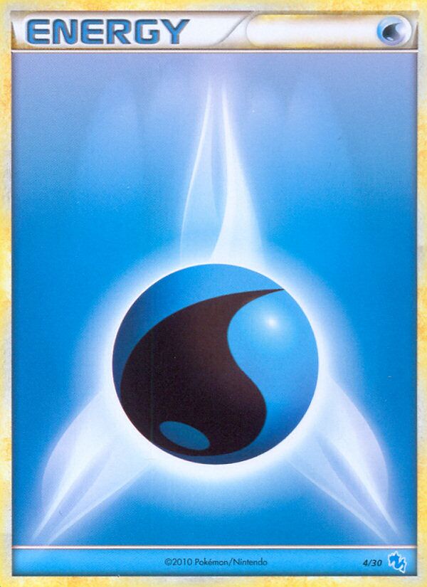 Water Energy 004/30 — HGSS trainer Kit (Gyarados) (English Pokémon TCG card)