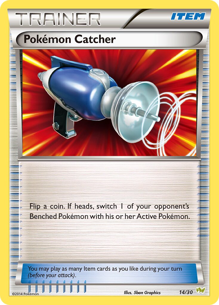 Pokémon Catcher 014/30 — XY trainer Kit (Noivern) (English Pokémon TCG card)