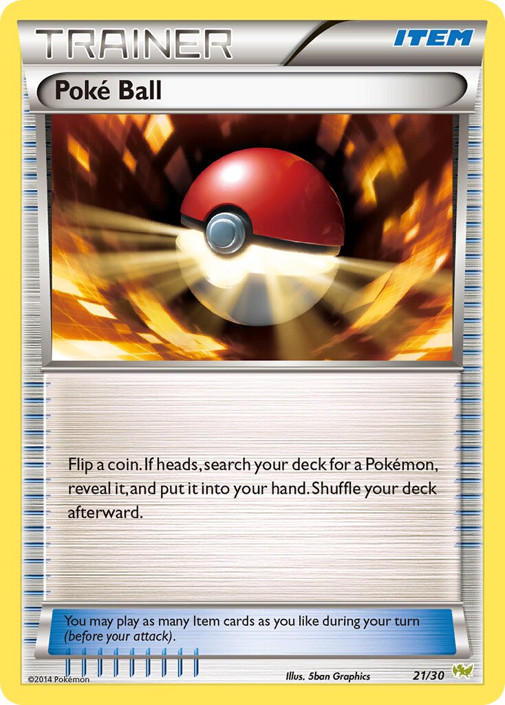 Poké Ball 021/30 — XY trainer Kit (Noivern) (English Pokémon TCG card)