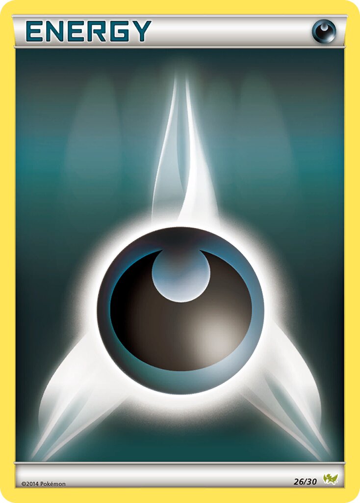 Darkness Energy 026/30 — XY trainer Kit (Noivern) (English Pokémon TCG card)