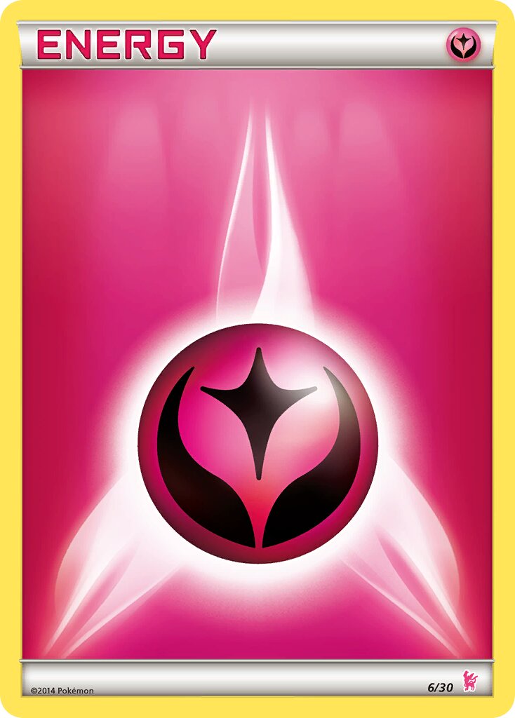 Fairy Energy 006/30 — XY trainer Kit (Sylveon) (English Pokémon TCG card)