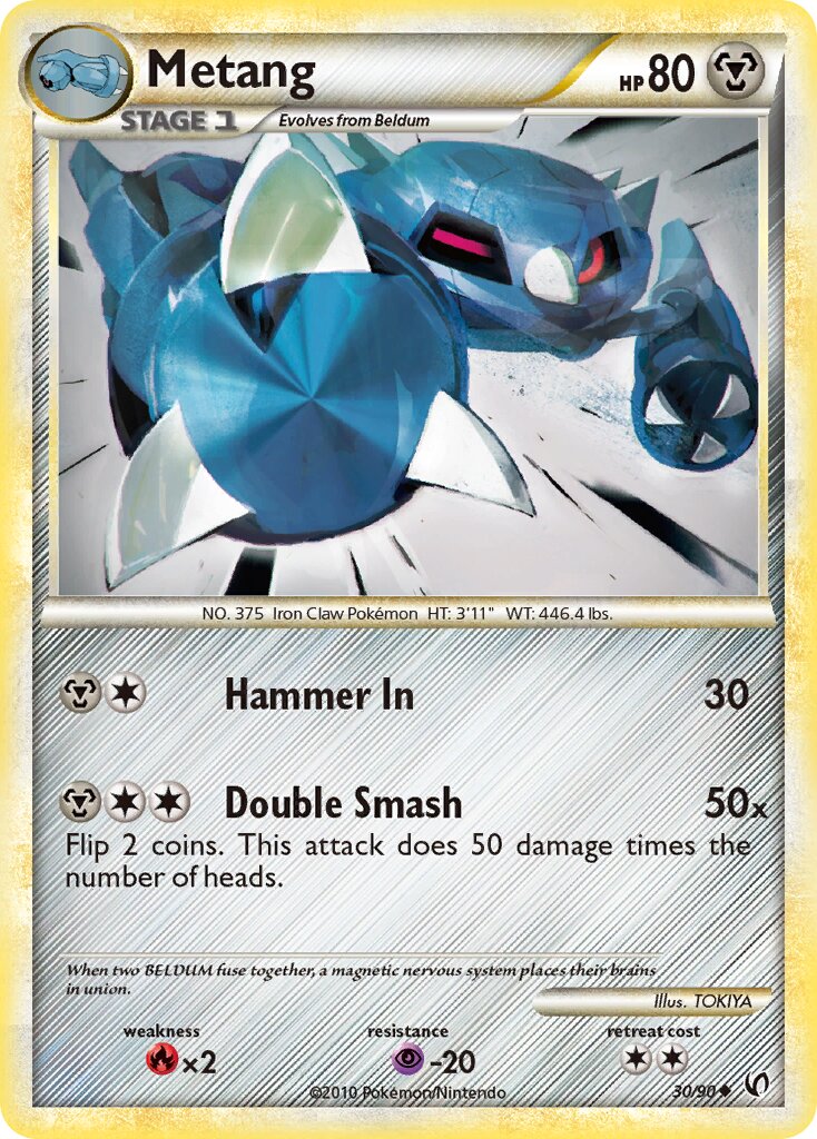 Metang 030 — Undaunted (English Pokémon TCG card)