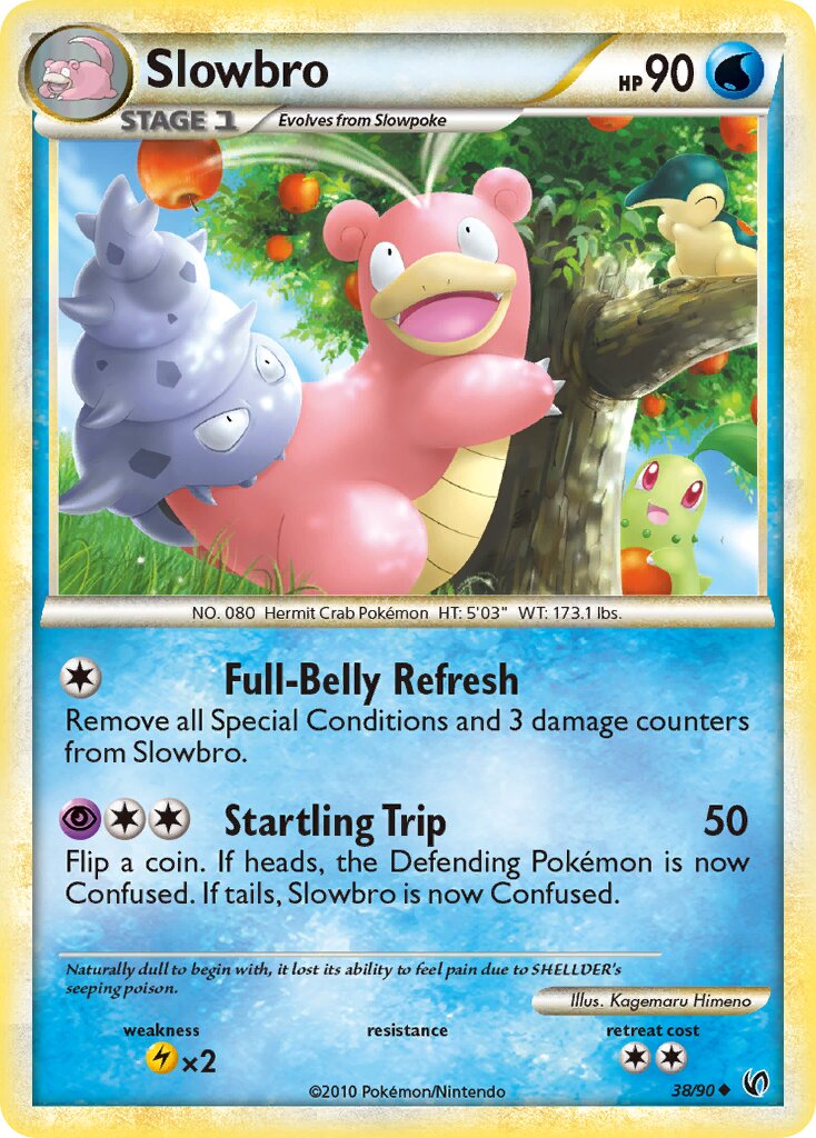 Slowbro 038 — Undaunted (English Pokémon TCG card)