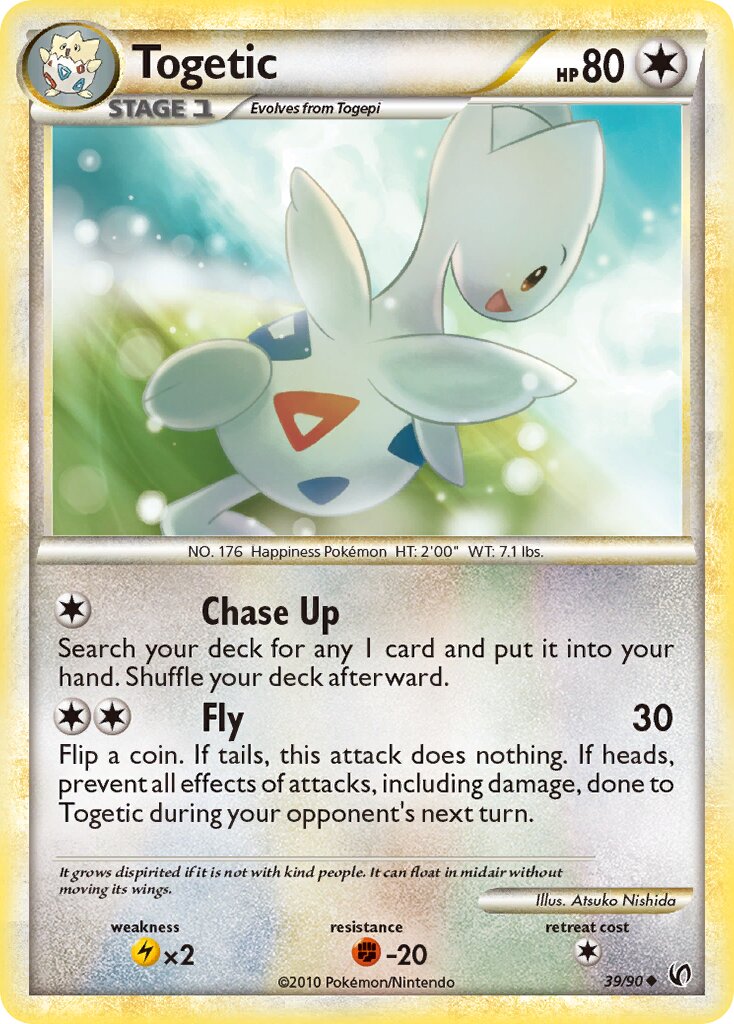 Togetic 039 — Undaunted (English Pokémon TCG card)