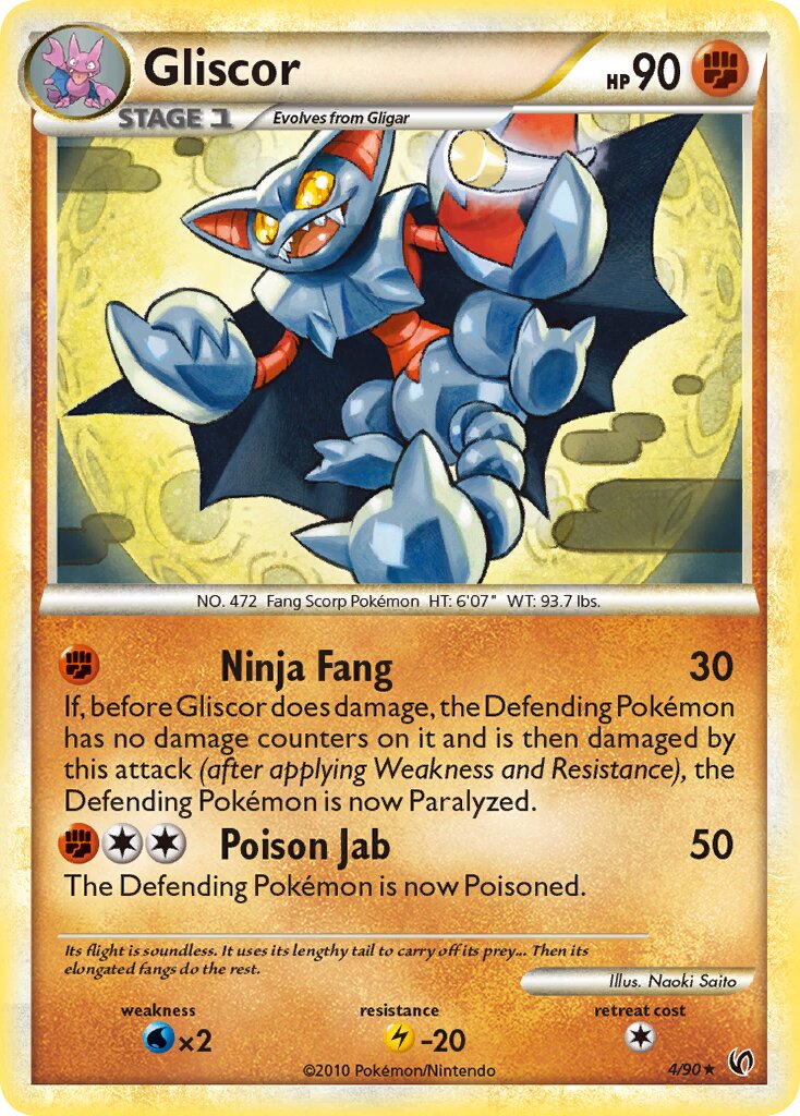 Gliscor 004 — Undaunted (English Pokémon TCG card)