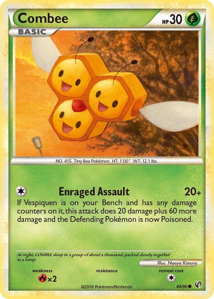 Combee 044 — Undaunted (English Pokémon TCG card)