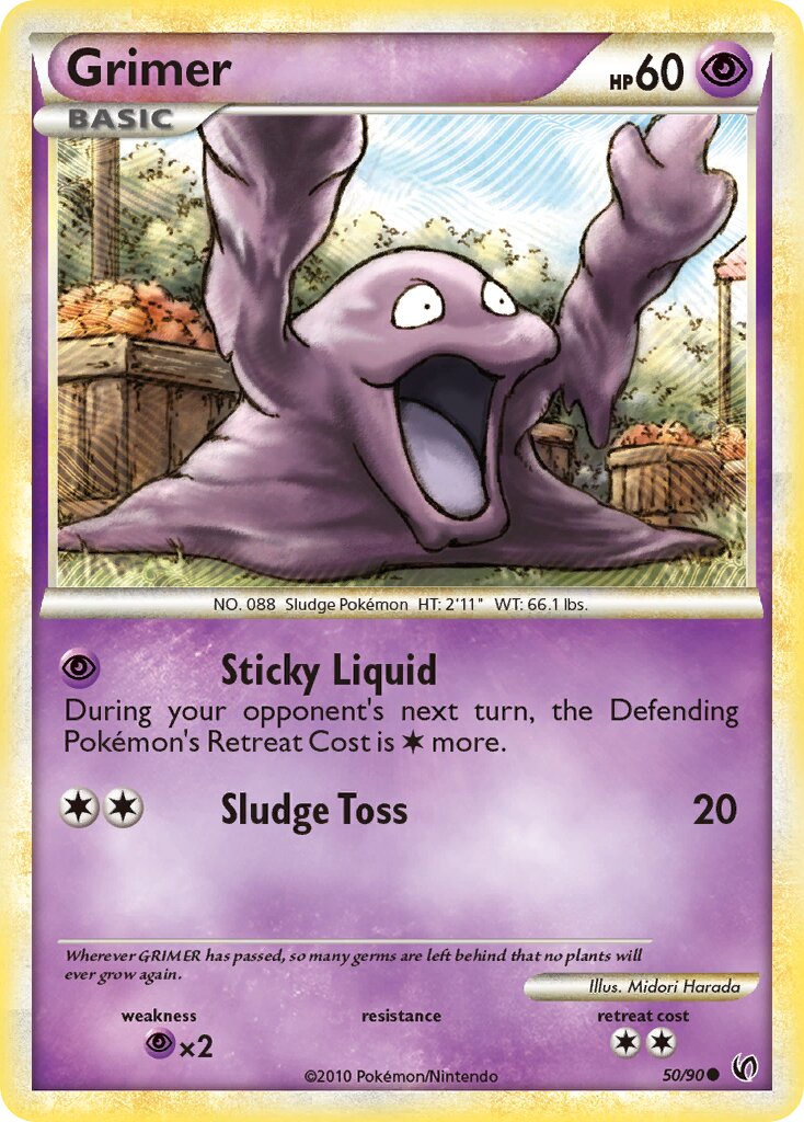Grimer 050 — Undaunted (English Pokémon TCG card)