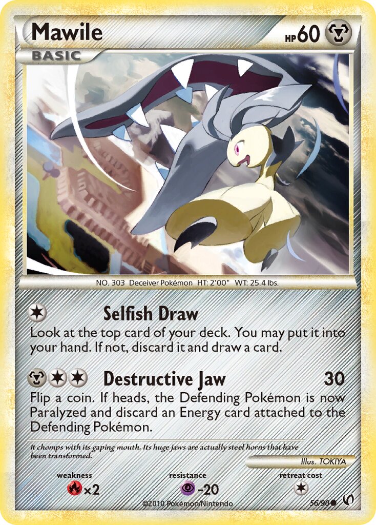 Mawile 056 — Undaunted (English Pokémon TCG card)