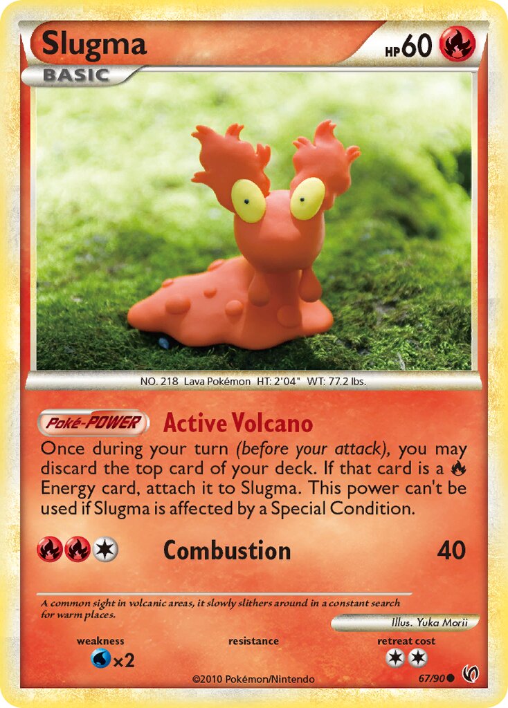 Slugma 067 — Undaunted (English Pokémon TCG card)